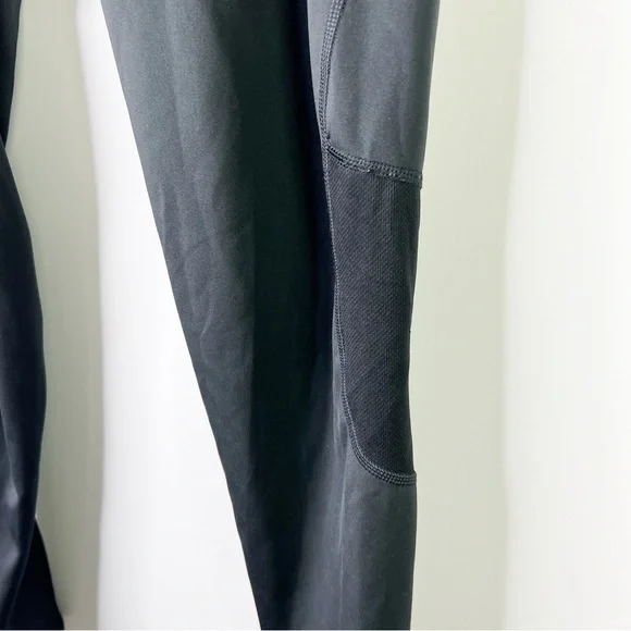 Adidas Performance Athletic Leggings Training Ankle Zipper Mesh Black Size M - Picture 12 of 14